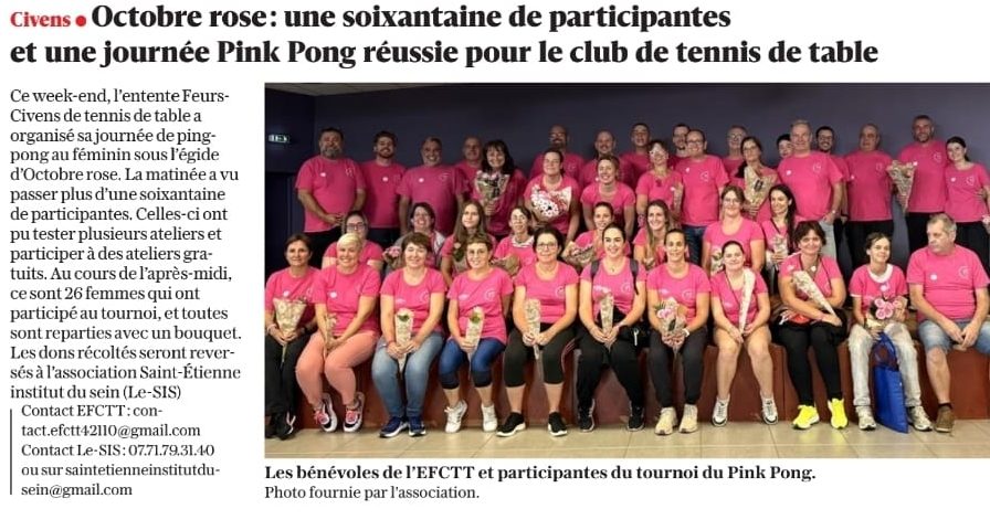 Entente Feurs-Civens Tennis de Table